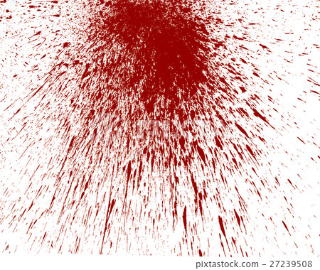 Blood splashed white background 27239508