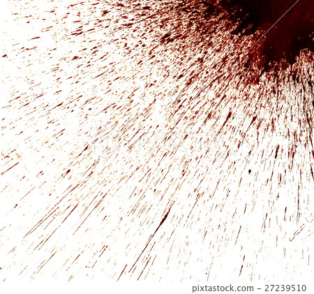 Blood splashed white background Blood splashed white background 27239510