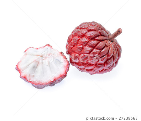 Custard apple isolated on white background 27239565