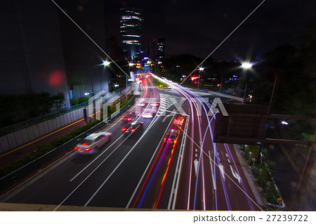 Road in Tokyo Aoyama at midnight 27239722