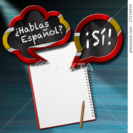 Hablas Espanol - Two Speech Bubbles Hablas Espanol - Two Speech Bubbles 27239859