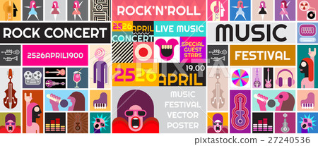 Rock Concert Vector Poster 27240536