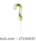 Candy cane  striped on a stick in Christmas 27240835