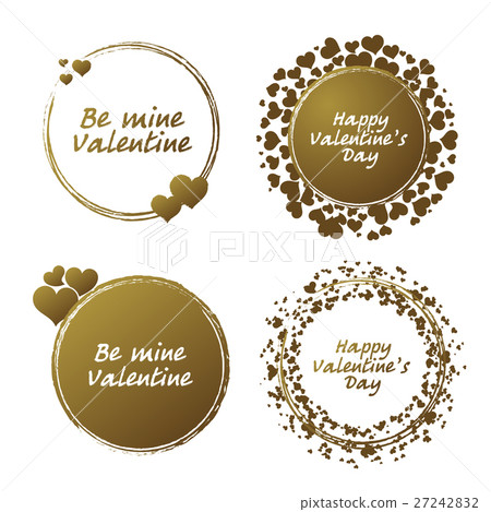 Set of decorative frames with hearts for your 27242832