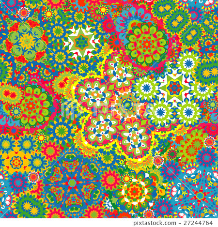 Vector floral paisley seamless pattern. Seamless 27244764