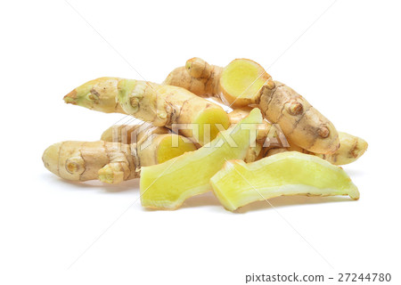 fresh white turmeric isolated on white background 27244780