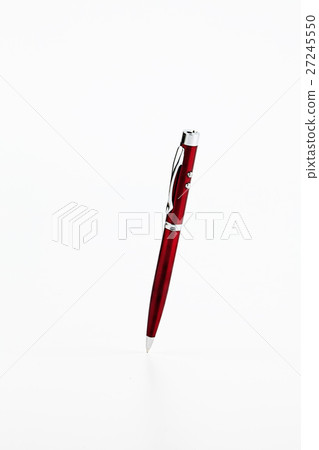 Red pen isolated on a white Red pen isolated on a white 27245550