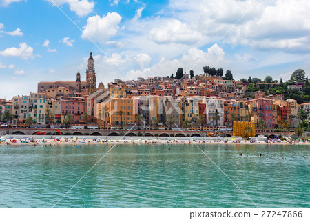 Menton at summer, France Menton at summer, France 27247866