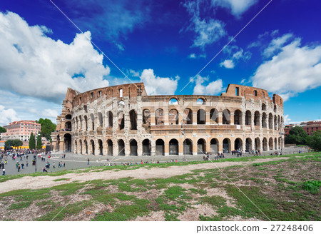 Colosseum at sunset in Rome, Italy Colosseum at sunset in Rome, Italy 27248406