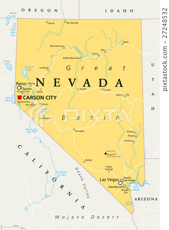Nevada political map 27248532