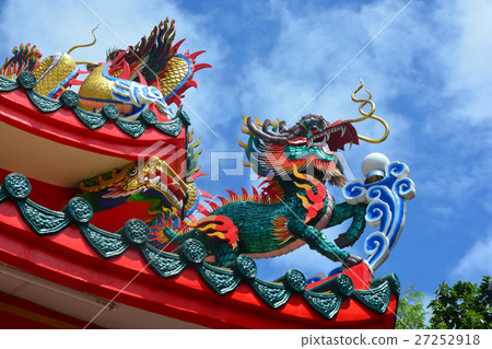 Chinese style dragon statue Chinese style dragon statue 27252918