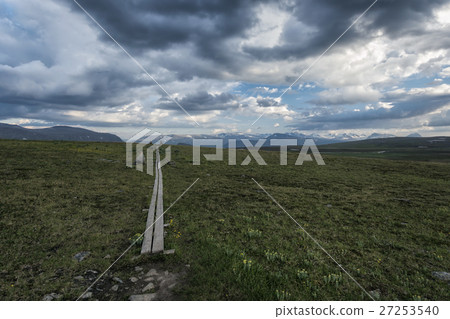 Tundra landscape in Northern Sweden Tundra landscape in Northern Sweden 27253540