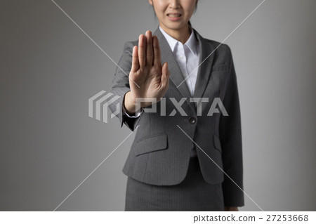 女人拒絕，停止，禁止，停止 27253668