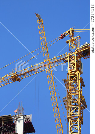 machinery crane construction, tool of building machinery crane construction, tool of building 27254118