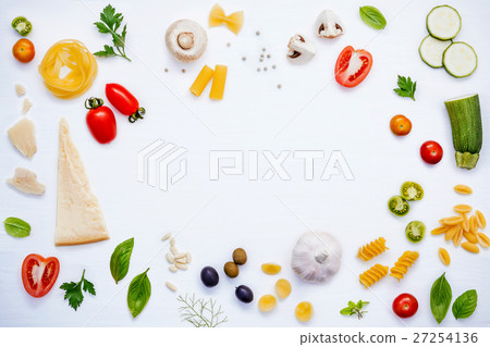 Italian food concept . Italian food concept . 27254136