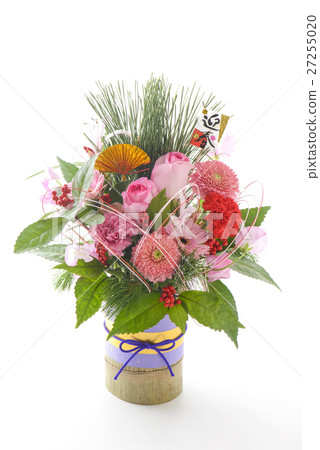 New Year Decoration, Flower Arrangement, New Year's Image 27255020