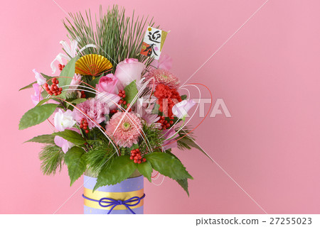 New Year Decoration, Flower Arrangement, New Year's Image 27255023
