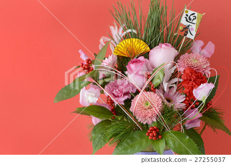 New Year Decoration, Flower Arrangement, New Year's Image 27255037
