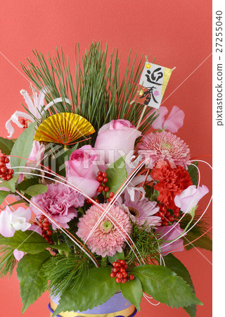 New Year Decoration, Flower Arrangement, New Year's Image 27255040