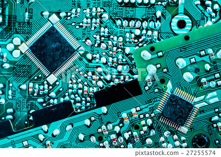 two circuit boards turquoise color two circuit boards turquoise color 27255574