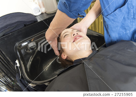 hair salon, sarong, female 27255905