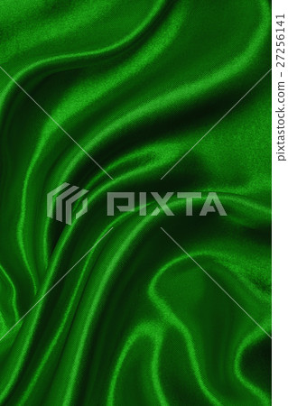 Smooth elegant green silk or satin luxury cloth Smooth elegant green silk or satin luxury cloth 27256141