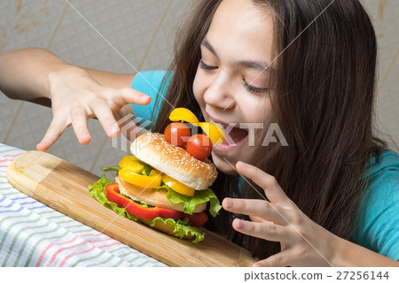 gir hamburger-eating 27256144