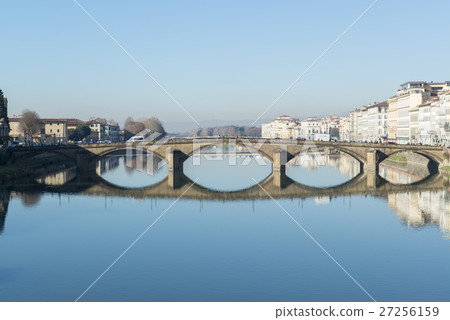 Ponte alla Carraia bridge on Arno river, Florence Ponte alla Carraia bridge on Arno river, Florence 27256159