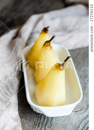Poached pears 27256210