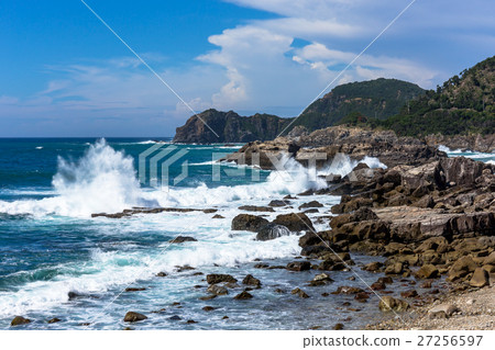 Wakayama prefecture Takahama coast · Senjojiki (September) 27256597