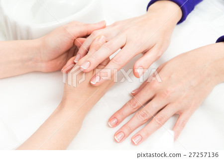 French Manicure process 27257136