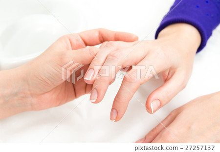 French Manicure process 27257137