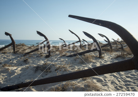 EUROPE PORTUGAL ALGARVE TAVIRA BARRIL BEACH ANCHOR EUROPE PORTUGAL ALGARVE TAVIRA BARRIL BEACH ANCHOR 27259470