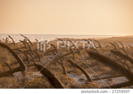 EUROPE PORTUGAL ALGARVE TAVIRA BARRIL BEACH ANCHOR EUROPE PORTUGAL ALGARVE TAVIRA BARRIL BEACH ANCHOR 27259507