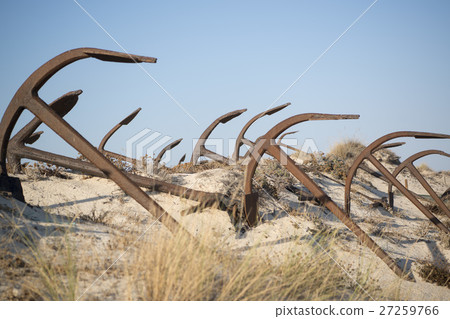 EUROPE PORTUGAL ALGARVE TAVIRA BARRIL BEACH ANCHOR EUROPE PORTUGAL ALGARVE TAVIRA BARRIL BEACH ANCHOR 27259766