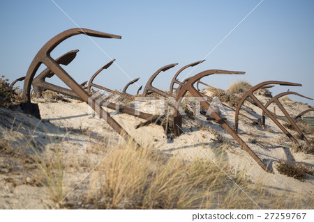 EUROPE PORTUGAL ALGARVE TAVIRA BARRIL BEACH ANCHOR EUROPE PORTUGAL ALGARVE TAVIRA BARRIL BEACH ANCHOR 27259767
