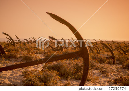 EUROPE PORTUGAL ALGARVE TAVIRA BARRIL BEACH ANCHOR EUROPE PORTUGAL ALGARVE TAVIRA BARRIL BEACH ANCHOR 27259774