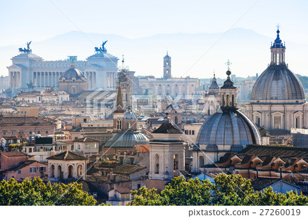 above view of Rome city in side of Capitoline Hill 27260019