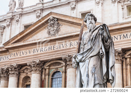 Paul the Apostle and St Peter Basilica in Vatican 27260024