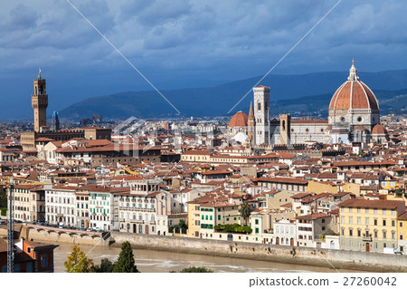 skyline of Florence with Cathedral and Palazzo 27260042