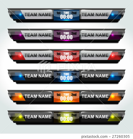 soccer scoreboard icons soccer scoreboard icons 27260305