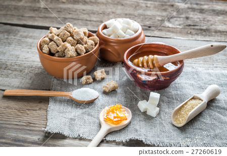 Different types and forms of sugar 27260619