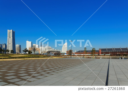 Minato Mirai Yokohama and the blue sky Minato Mirai Yokohama and the blue sky 27261868