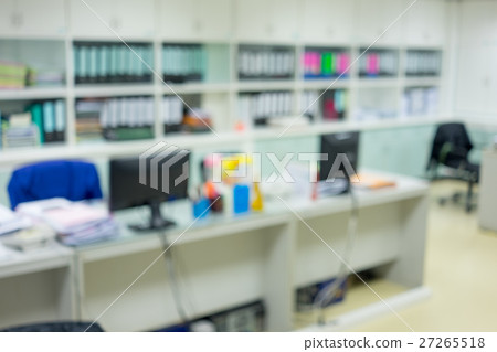 Abstract blur office interior 27265518