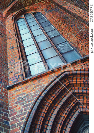 Ancient window in a historic building 27266778