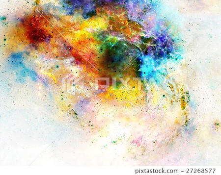Cosmic space and stars, color cosmic abstract 27268577