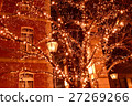 Street lights and red bricks 27269266