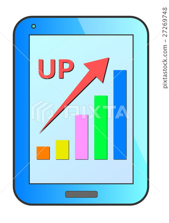Tablet and graph Tablet and graph 27269748