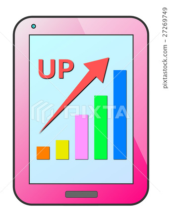 Tablet and graph Tablet and graph 27269749