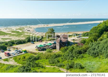 Sand beaches on Baltic sea. Yantarny, Russia Sand beaches on Baltic sea. Yantarny, Russia 27270141